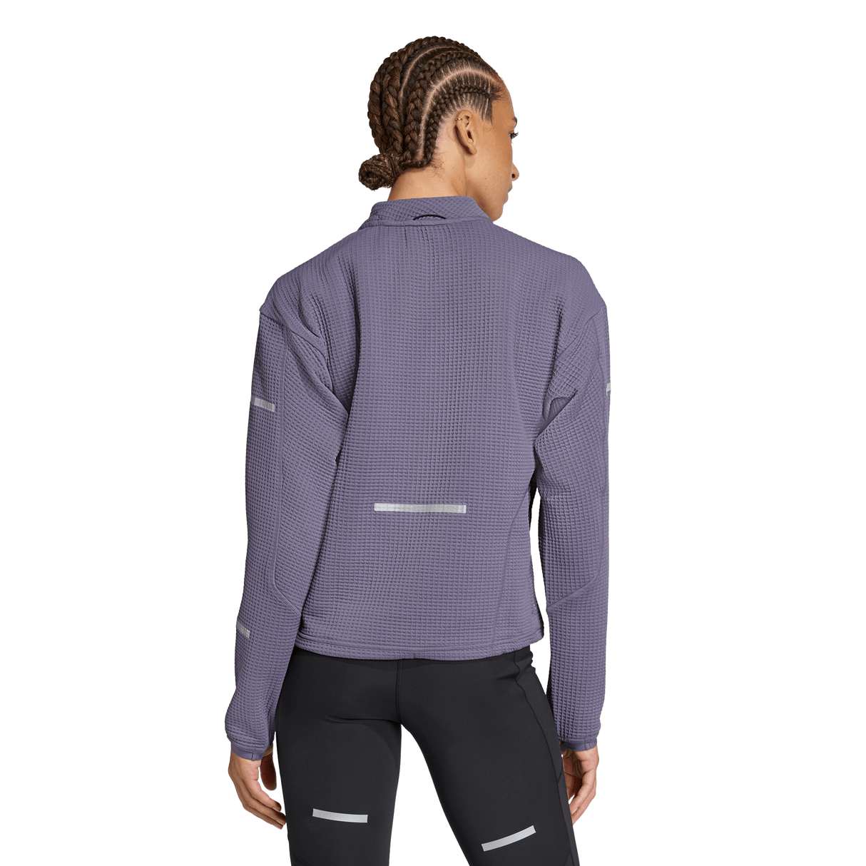 ADIDAS - Maglia Girocollo Da Running Adi365 CLIMAWARM+ - Donna - Purple - image 3