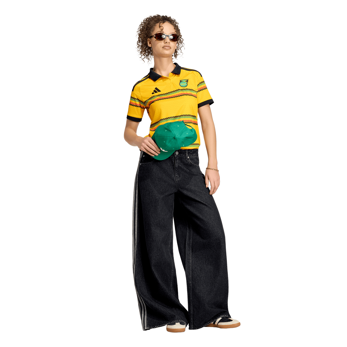 ADIDAS - Maglia Di Casa X Bob Marley Giamaica 26 - Donna - Yellow - image 5