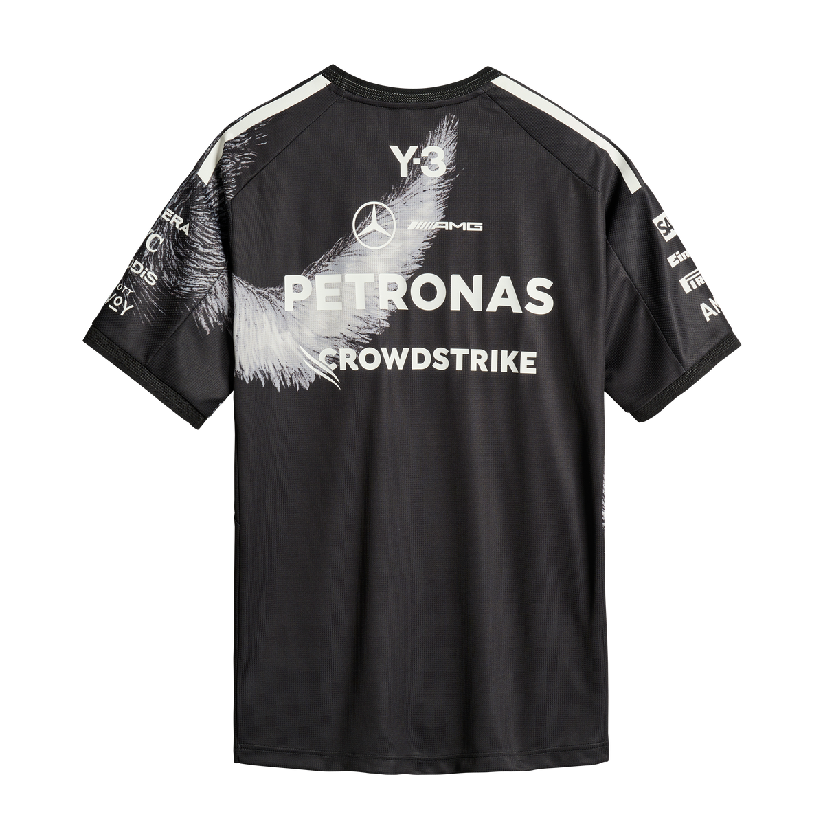 ADIDAS - Y-3 Mercedes - Amg Petronas Formula 1 Team Driver Short Sleeve Jersey - Black - image 10