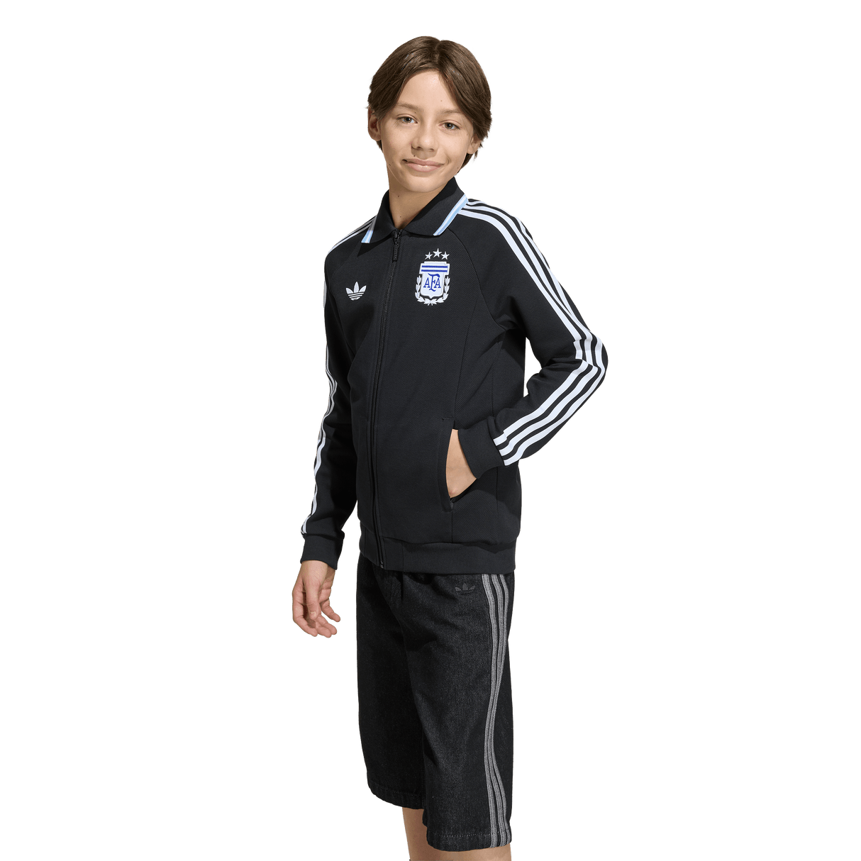 ADIDAS - Argentina Away Anthem Jacket Kids - Black - image 2