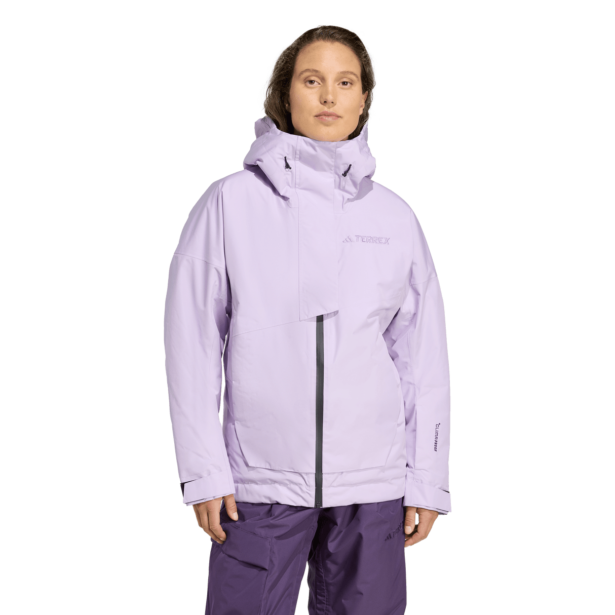 ADIDAS - Giacca TERREX Xploric 2 Layer Insulated CLIMAPROOF - Donna - Purple - image 3