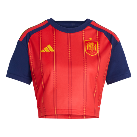 ADIDAS - Maglia Cropped Home Spain 26 - Donna - Red - image 1