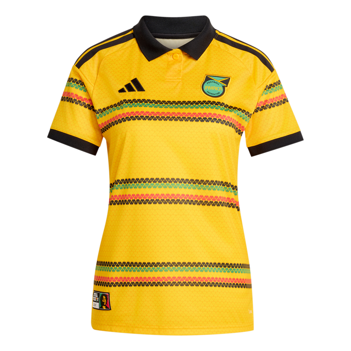 ADIDAS - Maglia Di Casa X Bob Marley Giamaica 26 - Donna - Yellow - image 1