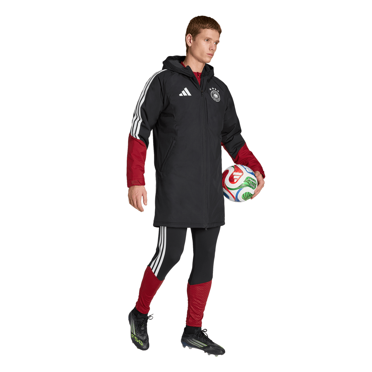 ADIDAS - Germany 26 Tiro Stadium Parka - Uomo - Black - image 4