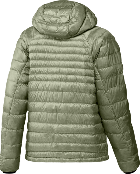 ADIDAS - TERREX Techrock CLIMAWARM+ Down Hooded Jacket - Donna - Green - image 2