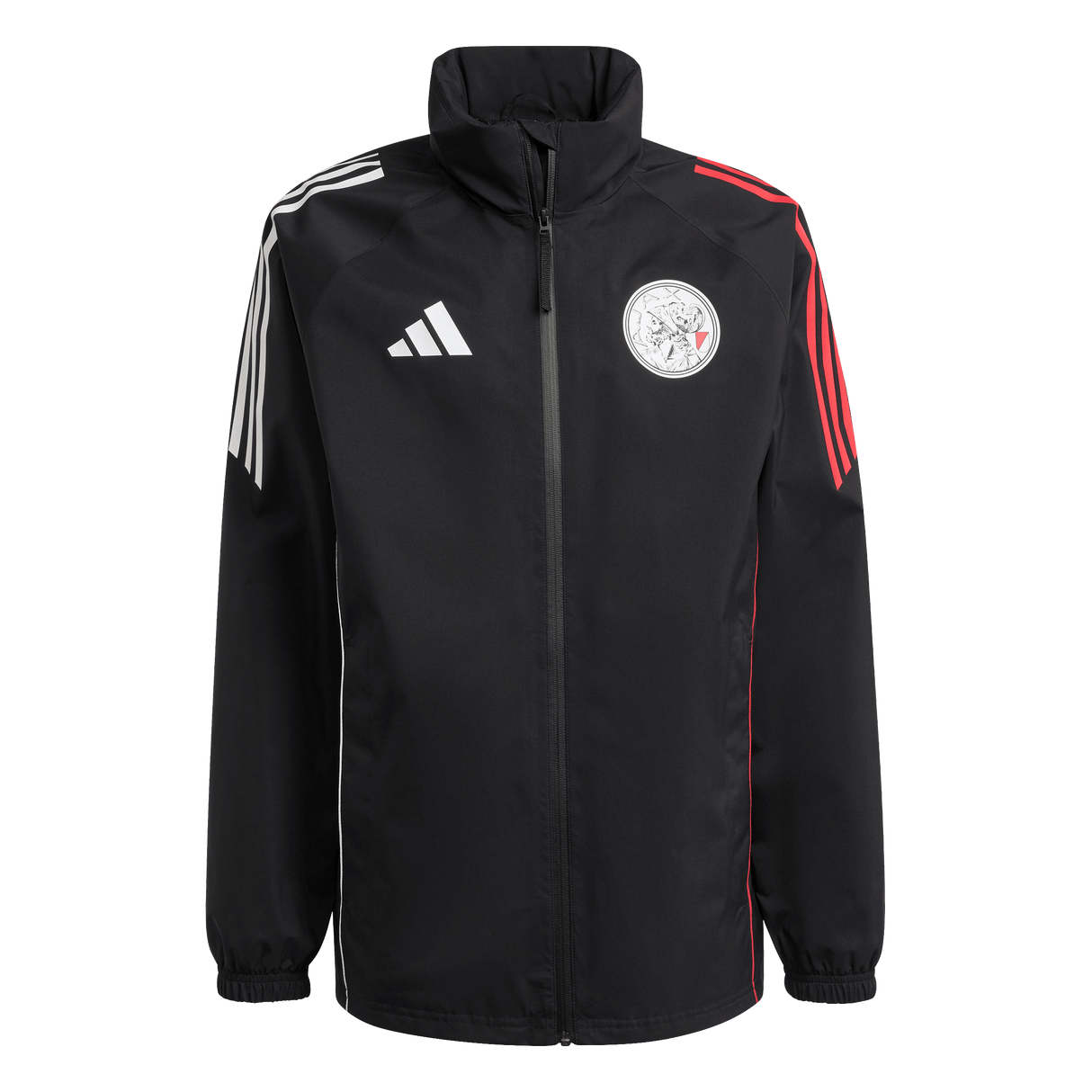 ADIDAS - Ajax Amsterdam 25/26 Rain Jacket - Uomo - Black - image 1