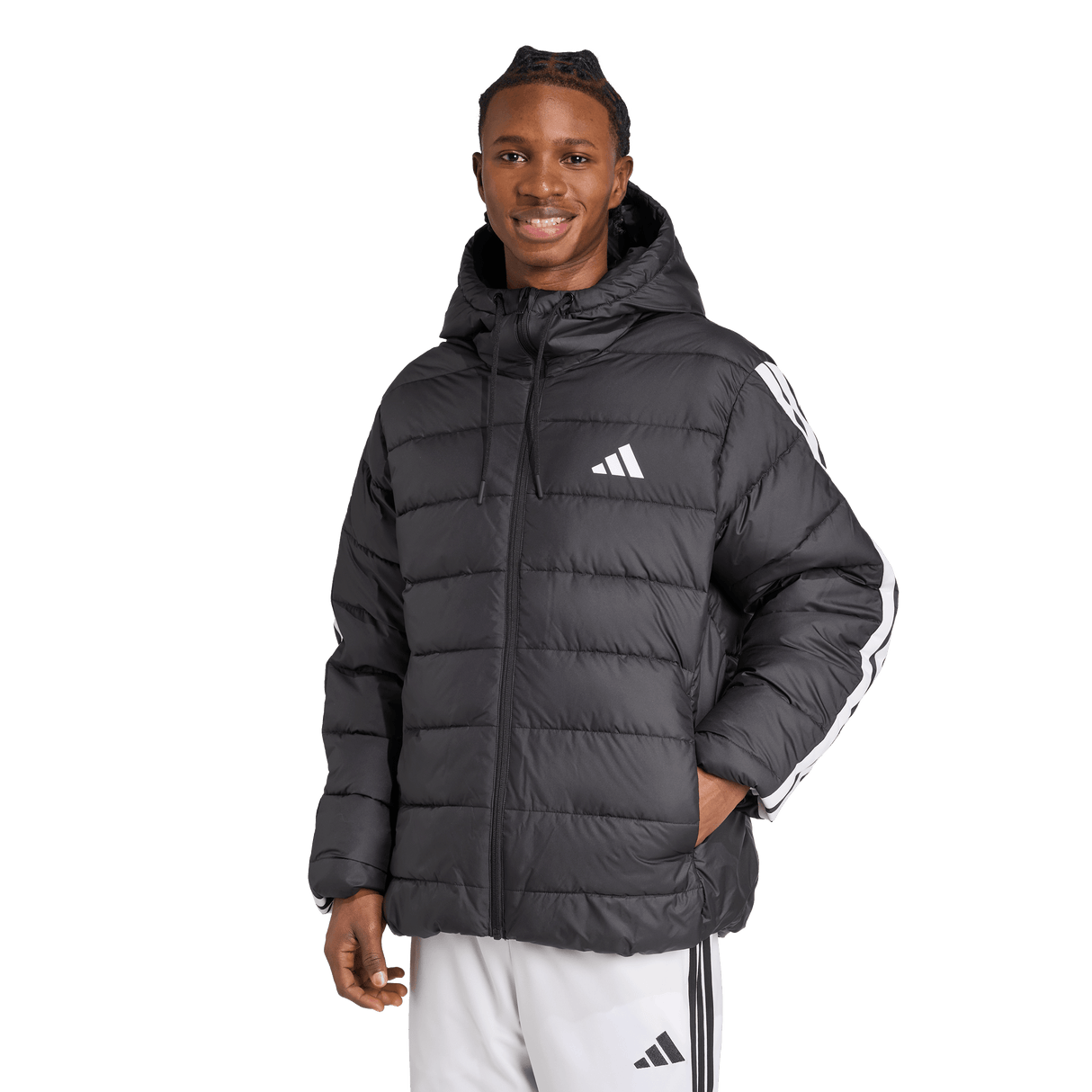 ADIDAS - Essentials CLIMAWARM 3 Stripes Synthetic Down Jackets - Uomo - Black - image 2
