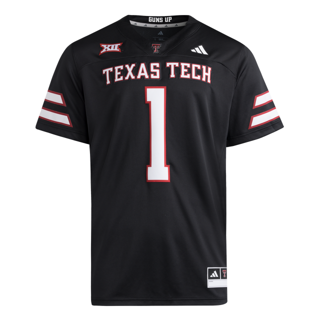 ADIDAS - Maglia Premier Alternate Texas Tech - Uomo - Black - image 1