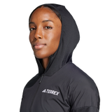 ADIDAS - Giacca Con Cappuccio TERREX Xperior CLIMAWARM+ Wind Light Fleece - Donna - image 5
