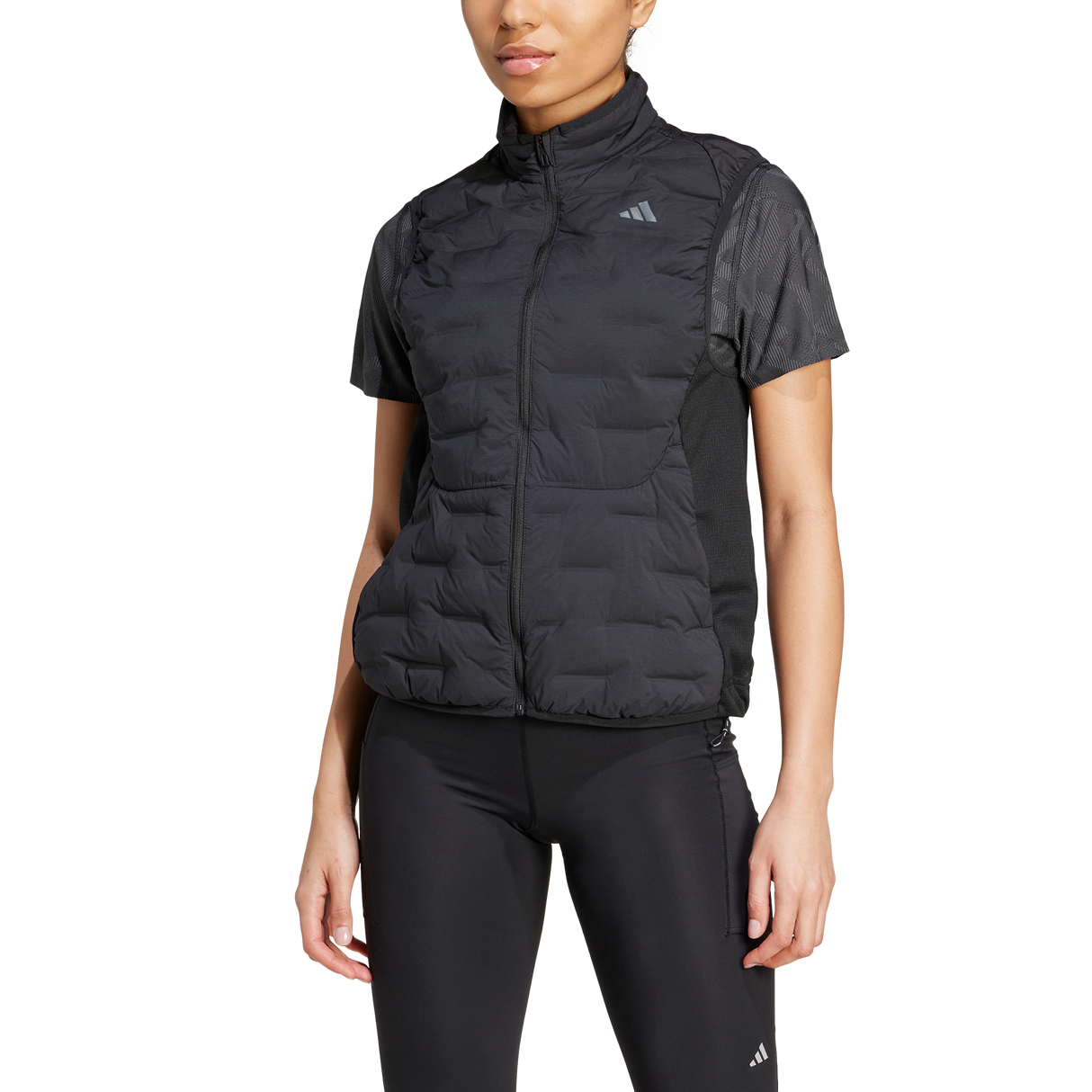 ADIDAS - Adizero Running Padded Vest - Donna - Black - image 4