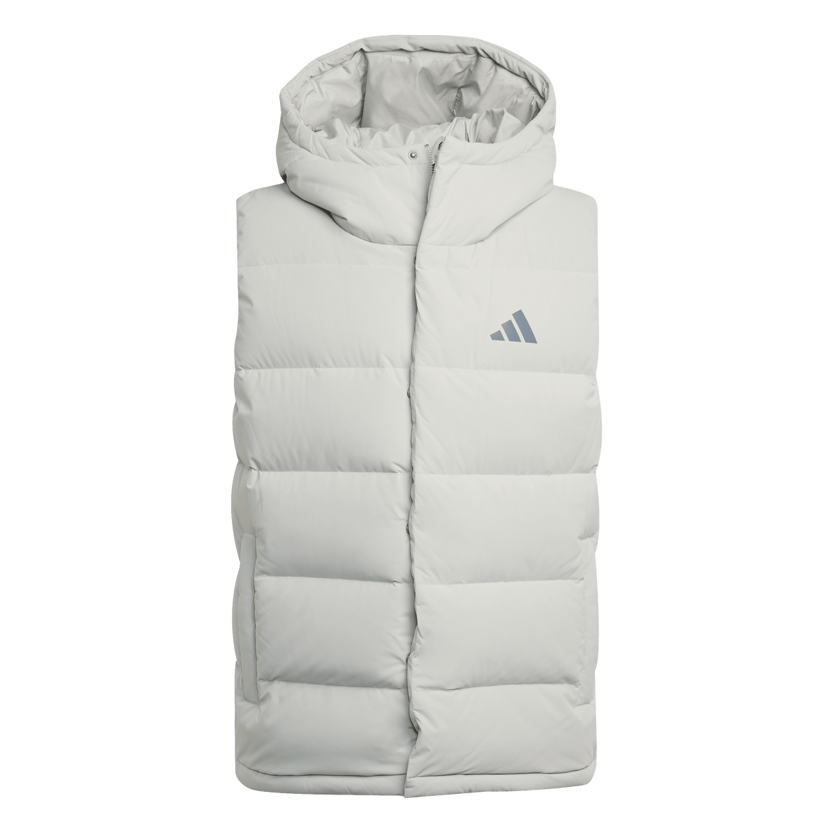 ADIDAS - Gilet In Piumino Con Cappuccio Helionic CLIMAWARM - Uomo - Grey - image 1