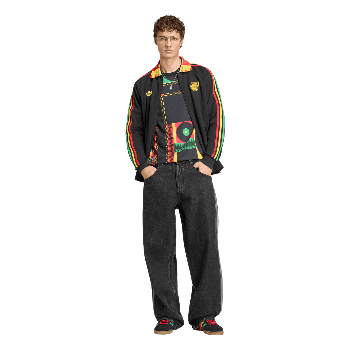 ADIDAS - Giacca Anthem Away Bob Marley Giamaica - Uomo - Black - image 4