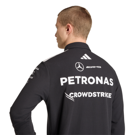 ADIDAS - Mercedes - Amg Petronas Formula 1 Team Engineers Polo Longsleeve - Uomo - Black - image 6