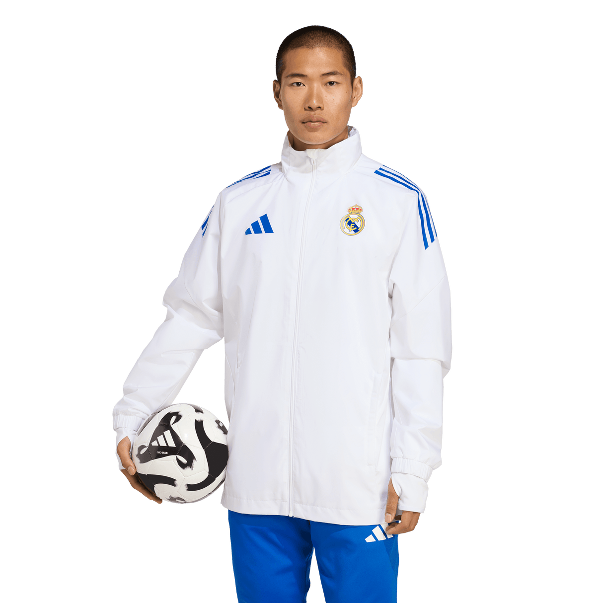 ADIDAS - Real Madrid 25/26 Tiro25 Competition All Weather Jacket - Uomo - White - image 2