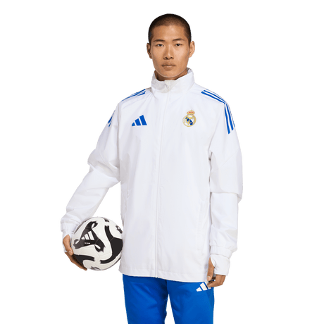ADIDAS - Real Madrid 25/26 Tiro25 Competition All Weather Jacket - Uomo - White - image 2