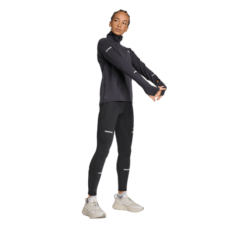 ADIDAS - Maglia Da Running Adi365 CLIMAWARM+ Half Zip - Donna - Black - image 4
