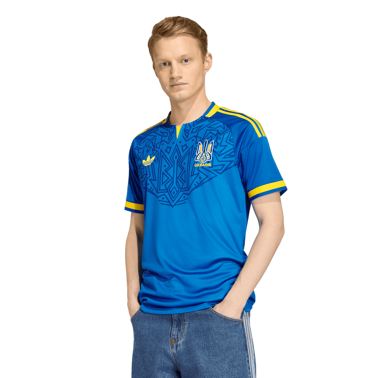 ADIDAS - Ukraine 26 Away Jersey - Uomo - Blue - image 3
