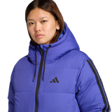 ADIDAS - Giacca Con Cappuccio In Piuma Essentials CLIMAWARM 3 Strisce - Donna - Blue - image 5