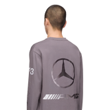 ADIDAS - Y-3 Mercedes - Amg Petronas Formula 1 Team Chaos Logo Long Sleeve Tee - Grey - image 7