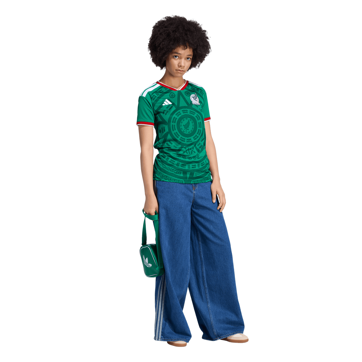 ADIDAS - Maglia Home Mexico 26 - Donna - Green - image 5