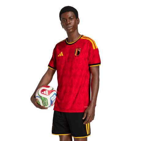 ADIDAS - Maglia Home Authentic Belgium 26 - Uomo - Red - image 3