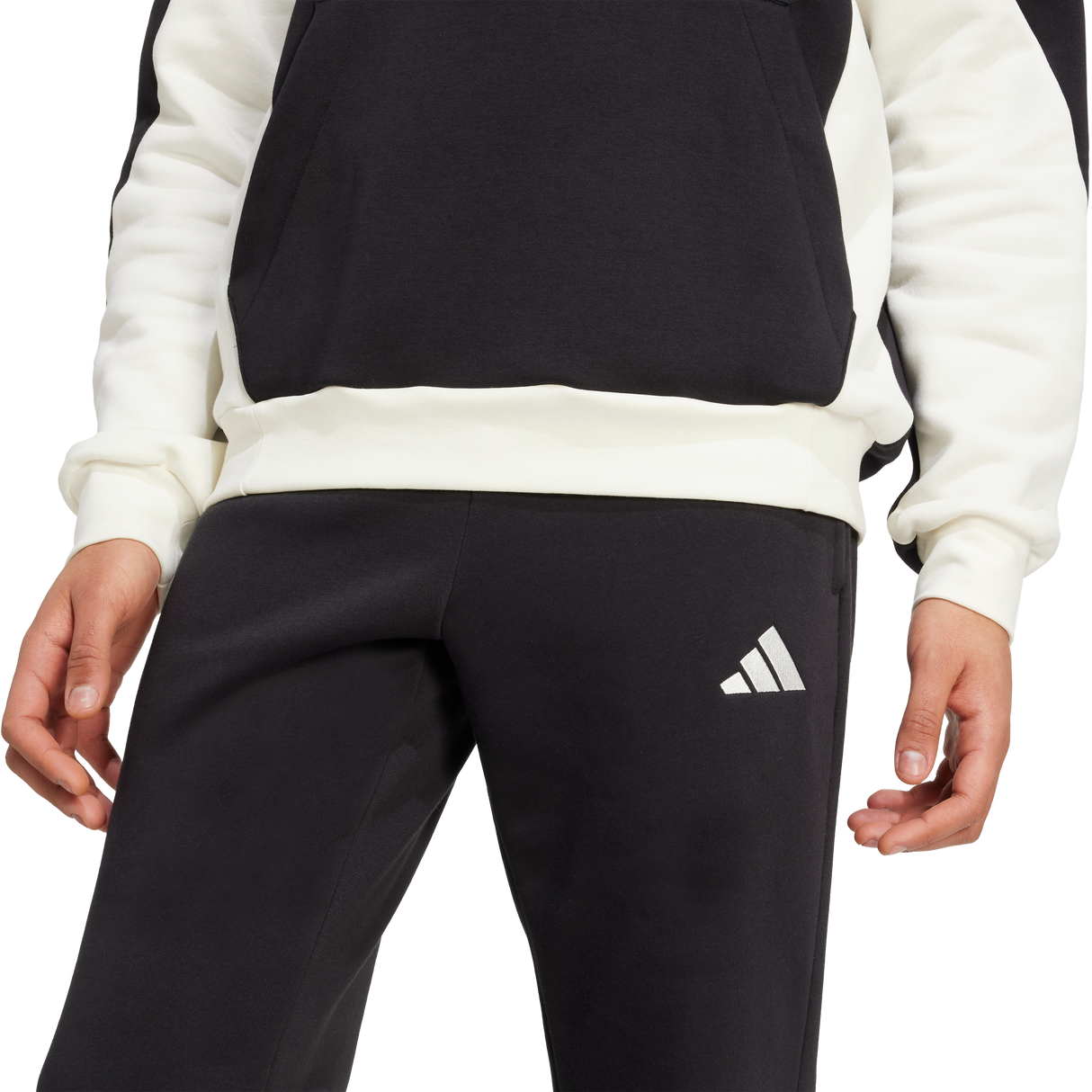 ADIDAS - Colorblock Hooded Tracksuit - Uomo - Black - image 8