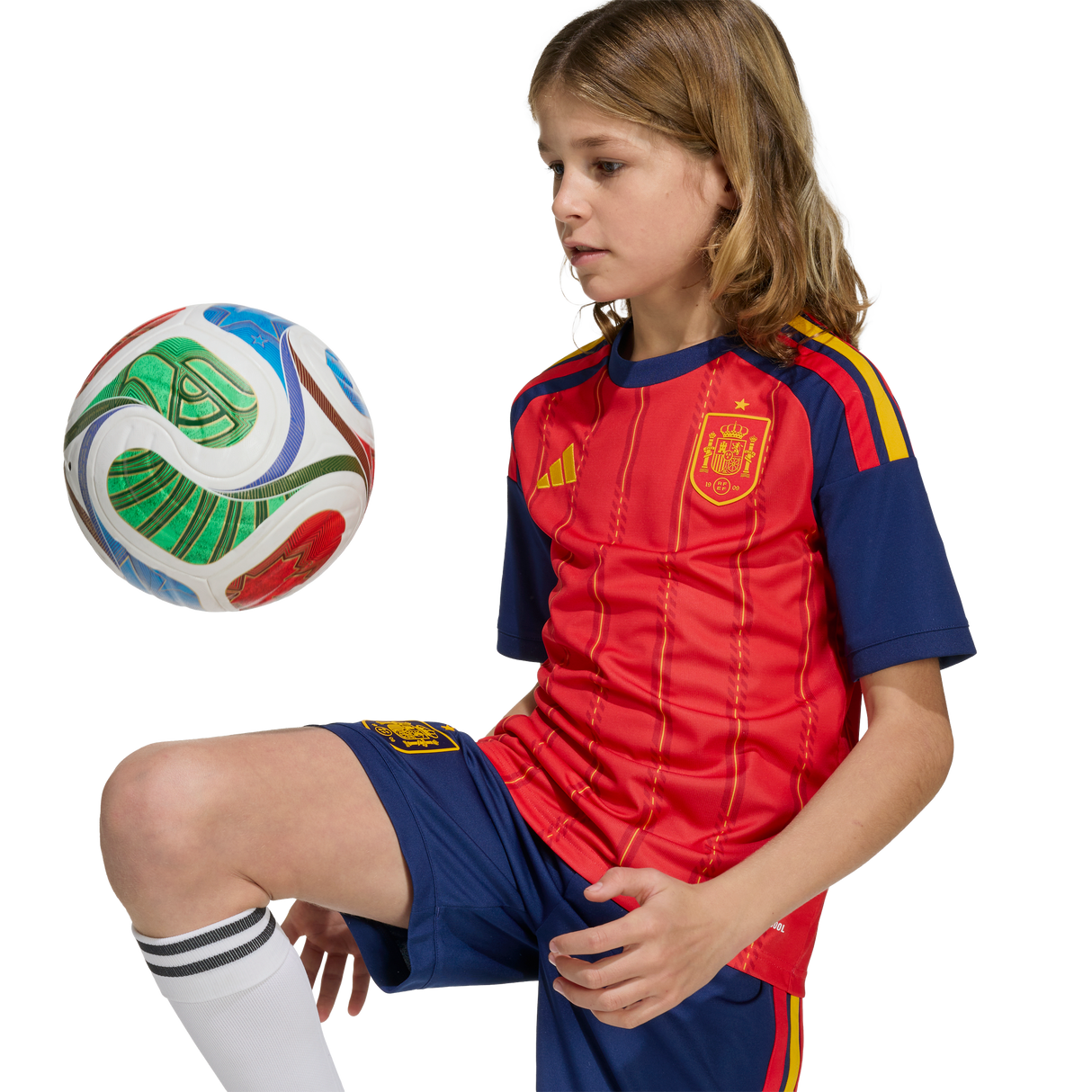 ADIDAS - Spain 26 Home Youth Kit - Red - image 5