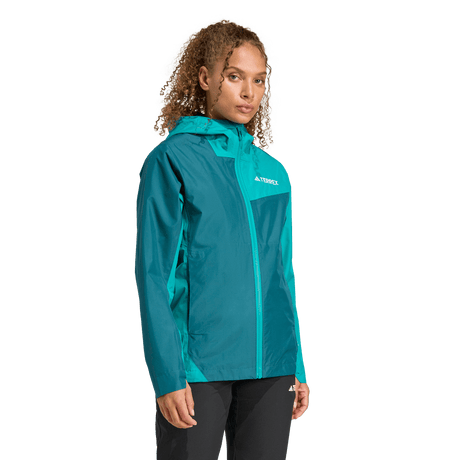 ADIDAS - Giacca TERREX Multi 2.5L RAIN.RDY - Donna - Green - image 4