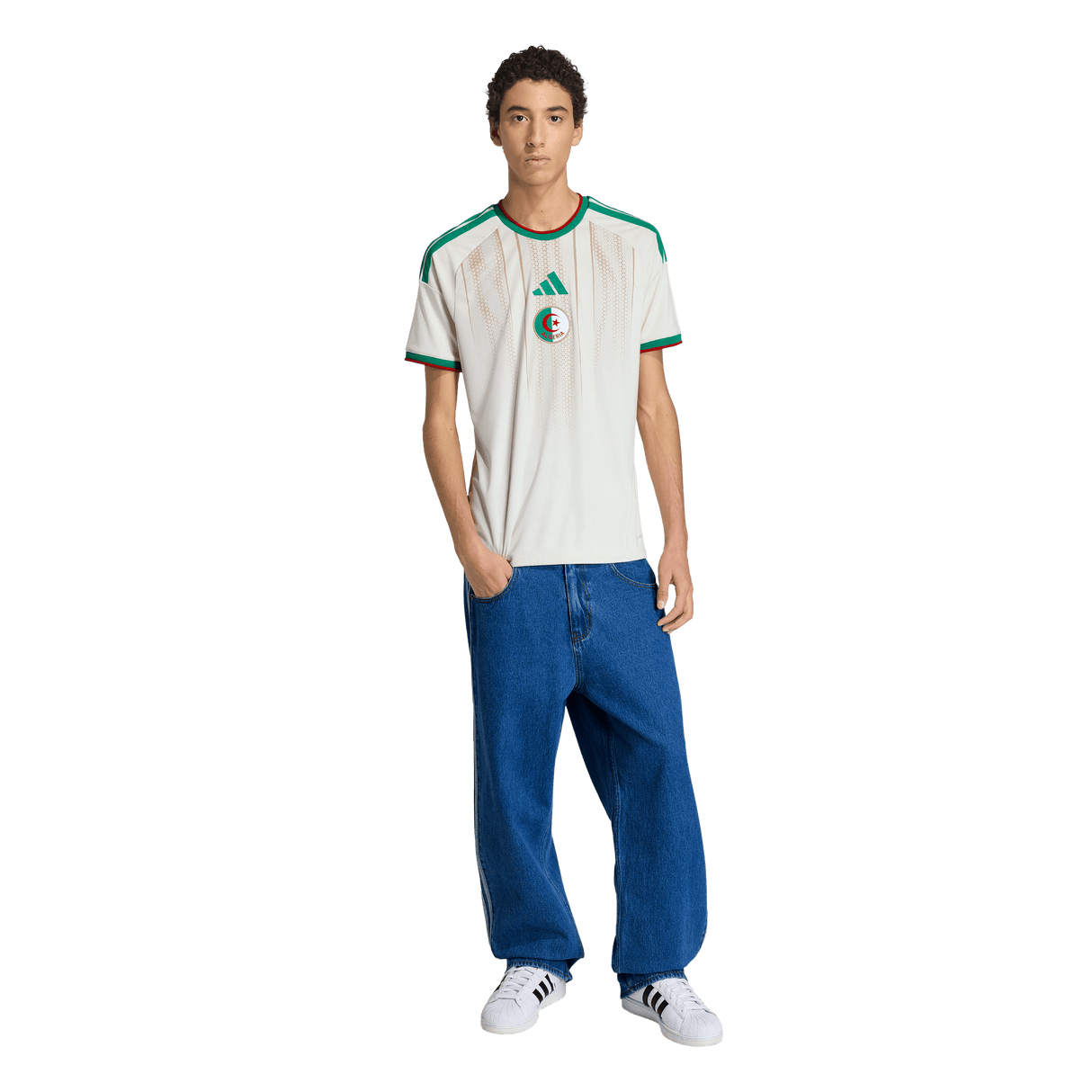 ADIDAS - Maglia Home Algeria 26 - Uomo - Beige - image 6