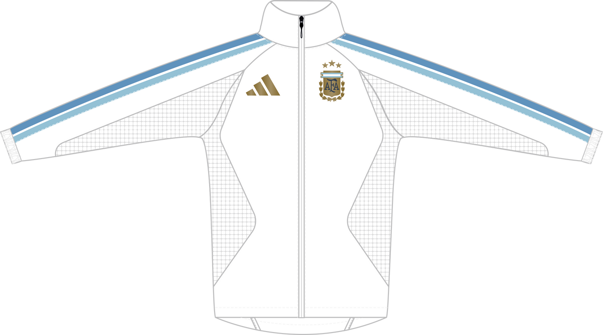 ADIDAS - Argentina Home Anthem Jacket Kids - White - image 1