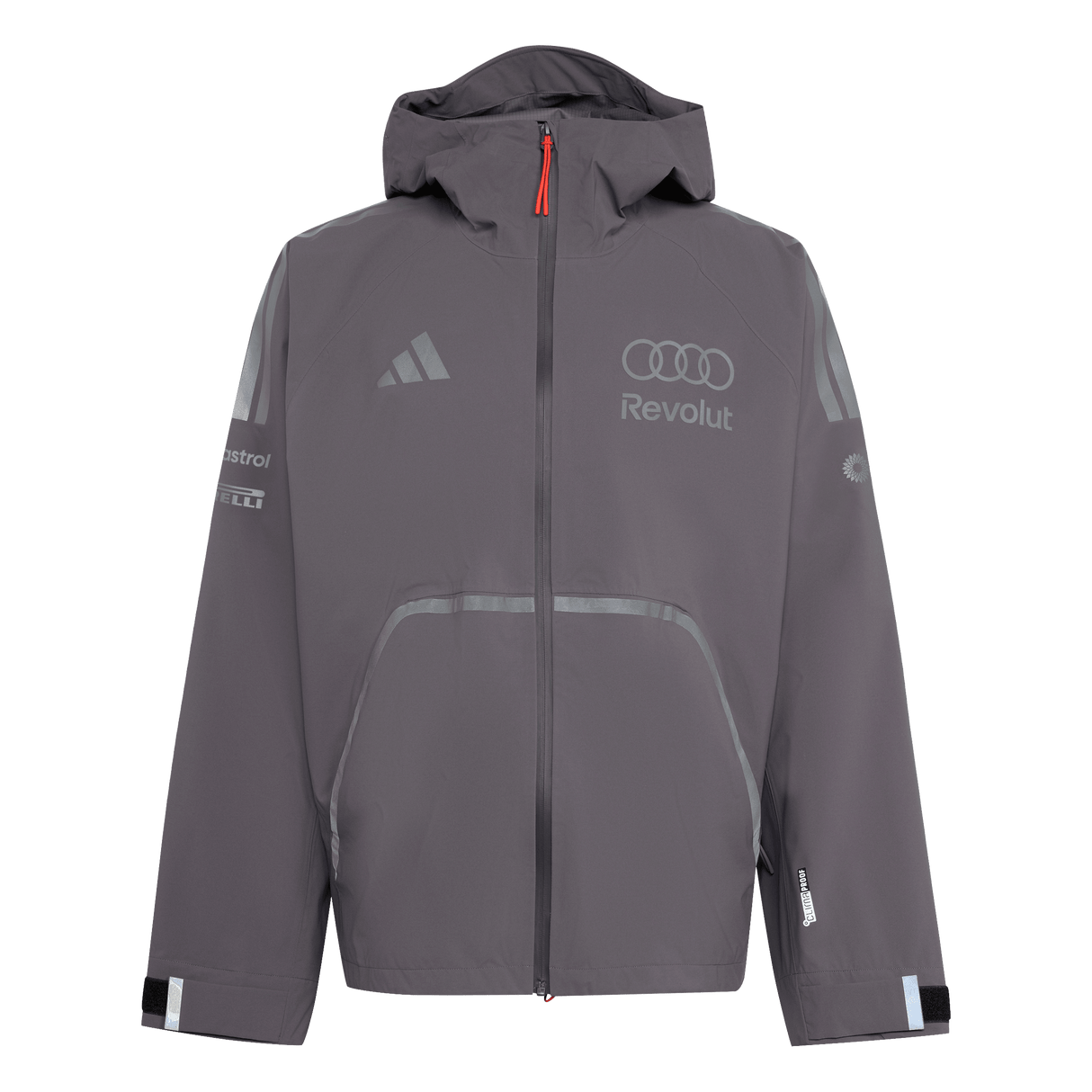 ADIDAS - Audi Revolut Formula One Team 2026 Engineers & Marketing Rain Jacket - Uomo - Black - image 1