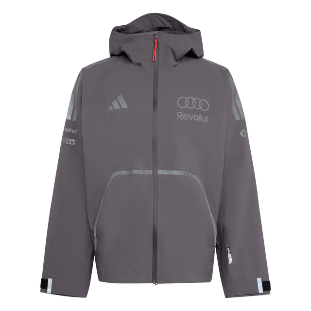 ADIDAS - Audi Revolut Formula One Team 2026 Engineers & Marketing Rain Jacket - Uomo - Black - image 1