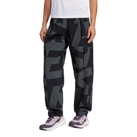 ADIDAS - Pantaloni TERREX Xploric Cargo Printed - Donna - Black - image 2