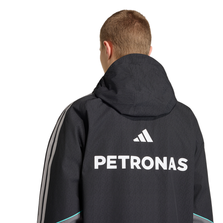 ADIDAS - Giacca Mercedes - Amg Petronas Formula 1 Team Mechanics Rain - Uomo - Black - image 5