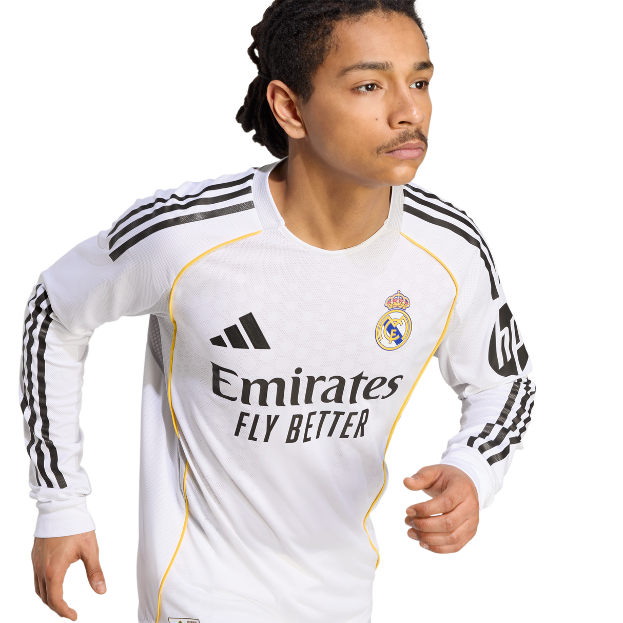 ADIDAS - Maglia Home Authentic Long Sleeve Real Madrid 25/26 - Uomo - White - image 7