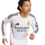 ADIDAS - Maglia Home Authentic Long Sleeve Real Madrid 25/26 - Uomo - White - image 7