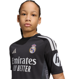 ADIDAS - Real Madrid 26/27 Home Goalkeeper Kids Kit - Black - image 9