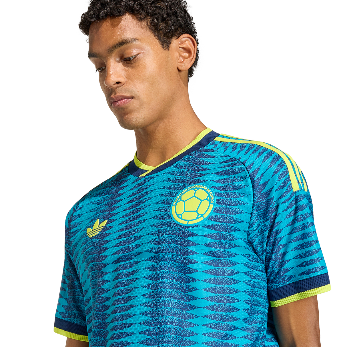 ADIDAS - Colombia 26 Away Authentic Jersey - Uomo - Turquoise - image 7