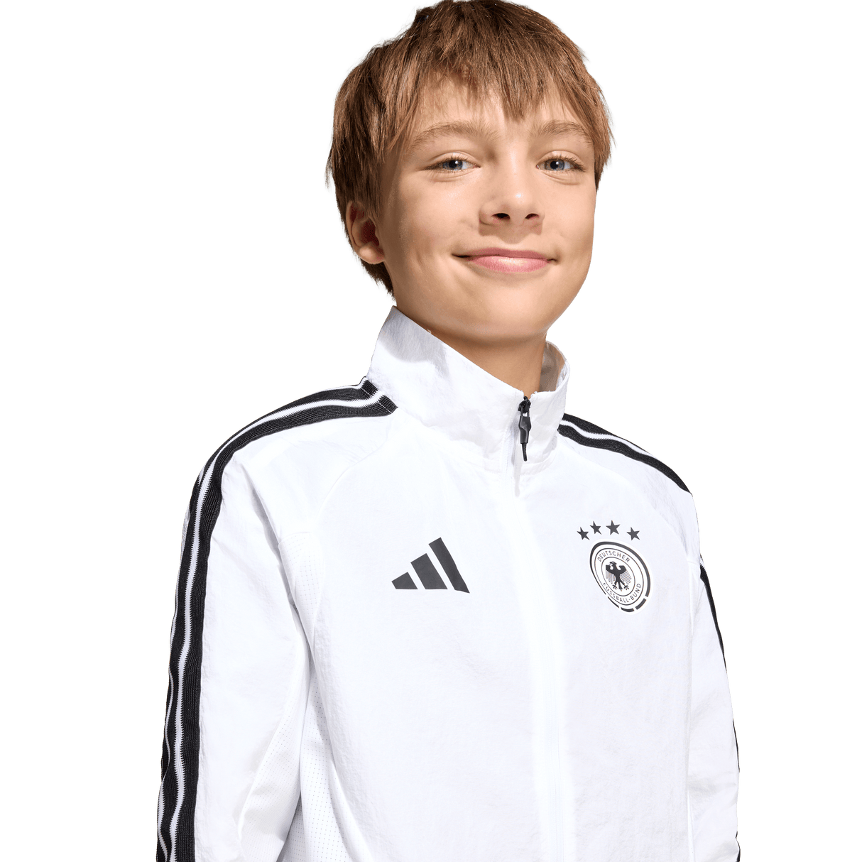 ADIDAS - Germany Home Anthem Jacket Kids - White - image 6