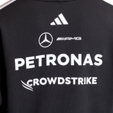 ADIDAS - Felpa Con Cappuccio Mercedes-Amg Petronas Formula 1 Team Driver - Uomo - Black - image 6