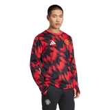 ADIDAS - Top Pre-Match Warm Manchester United Fc 25/26 - Uomo - Red - image 4