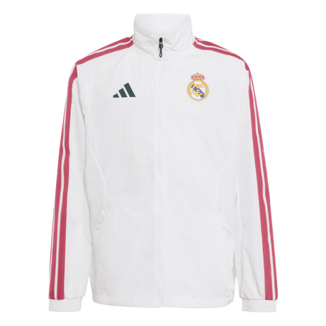 ADIDAS - Real Madrid Home Anthem Jacket Kids - White - image 2