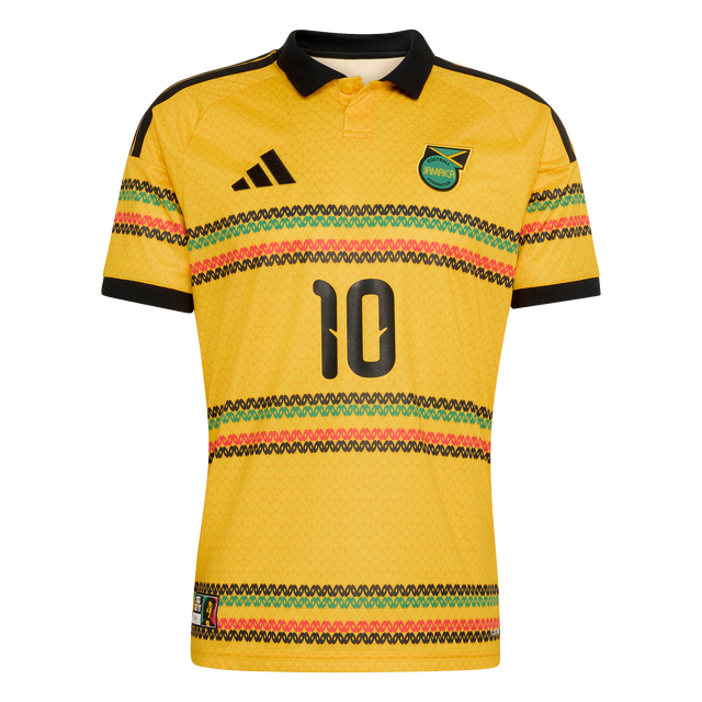 ADIDAS - Jamaica 26 X Bob Marley Home Marley 10 Jersey - Uomo - Yellow - image 1