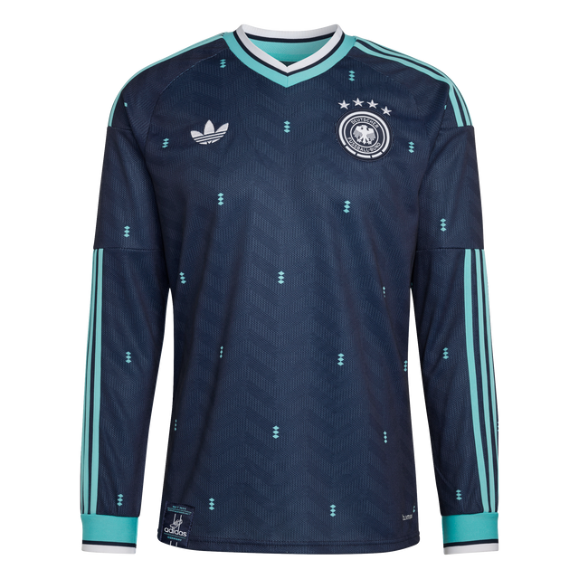 ADIDAS - Germany 26 Away Long Sleeve Jersey - Uomo - Blue - image 1