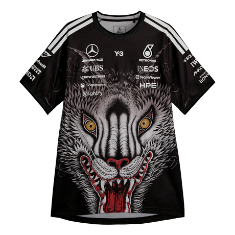ADIDAS - Y-3 Mercedes - Amg Petronas Formula 1 Team Driver Short Sleeve Jersey - Black - image 1