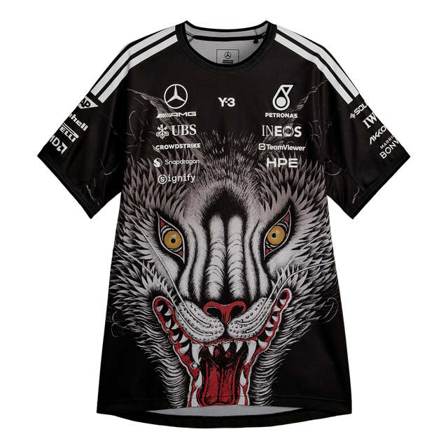 ADIDAS - Y-3 Mercedes - Amg Petronas Formula 1 Team Driver Short Sleeve Jersey - Black - image 1