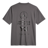 ADIDAS - Y-3 Mercedes - Amg Petronas Formula 1 Team Logo Stack Short Sleeve Tee - image 20