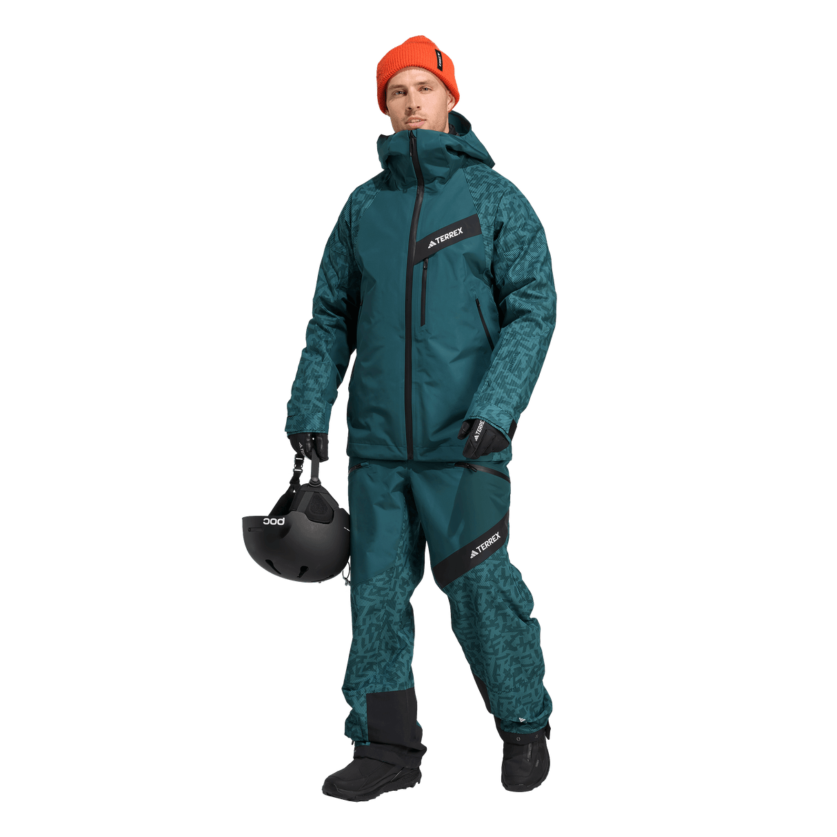 ADIDAS - TERREX Techrock Hybrid PRIMEKNIT CLIMAPROOF Pants - Uomo - Blue - image 5