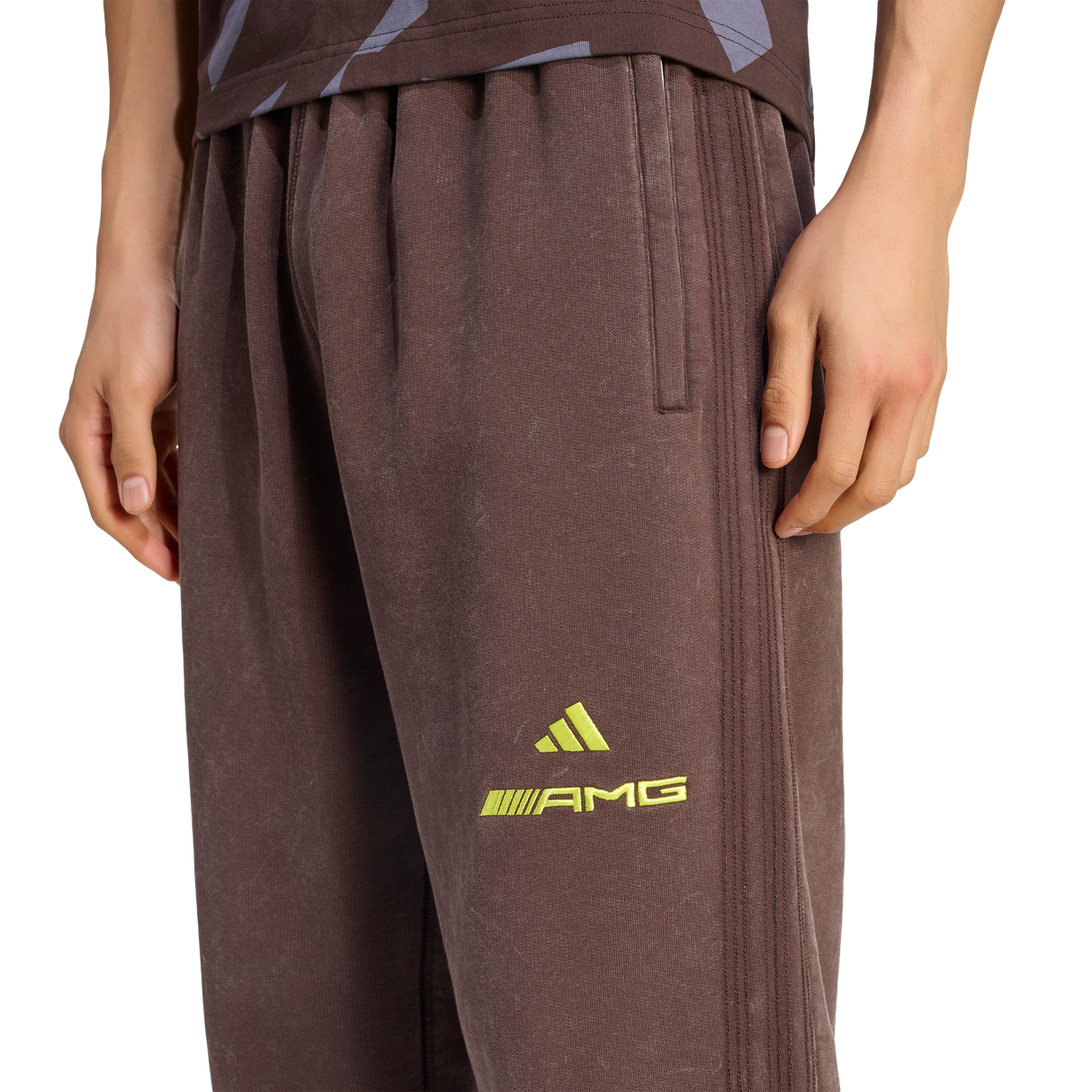 ADIDAS - Amg Washed Wide Pant - Uomo - Brown - image 5