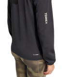 ADIDAS - TERREX Xperior CLIMAWARM+ Ventknit Fleece Hooded Jacket - Donna - Black - image 6